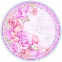 PAQ.18/U PLATO MIS QUINCE AÑOS 17,8CMS