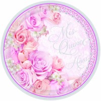 PAQ.18/U PLATO MIS QUINCE AÑOS 22,9CMS