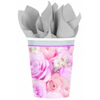 PAQ.18/U VASO MIS QUINCE AÑOS ROSA 266ML