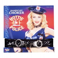 GARGANTILLA ESPOSAS POLICIA SEXY AZUL