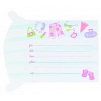 PAQ.8/U INVITACION ALMOHADA ROSA