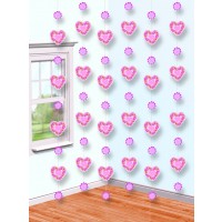 PAQ.6/U TIRA CORAZON MIS QUINCE ROSA