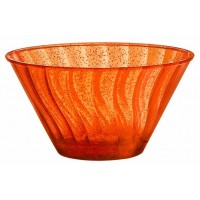   BOWL PEQ PLASTICO NARANJA GLITTER