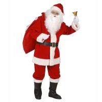 DISFRAZ T-XL TERCIOPELO PAPA NOEL