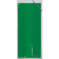   20 BOLSAS  C/CIERRE VERDE 13X29CM