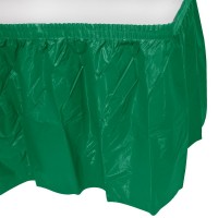   FALDA MESA PL VERDE ESMER 426X73CM
