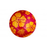 BOWL PLASTICO HIBISCUS ROSA 30CMS