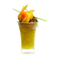   12 MINI VASOS TRANSPARENTE 50ML