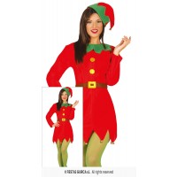  DISFRAZ T-XL ELFA NAVIDAD
