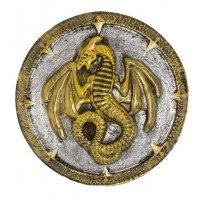 ESCUDO ADULTO REDONDO DRAGON 48CM