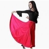  FALDA T-XXL SEVILLANA FUCSIA SIN VOLAN