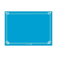 500 MANTELIN DISEÑO CELU AZUL 31X43CM