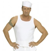  CAMISA UNISEX SMANGAS T-ML BLANCA