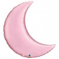 $ D    GLOBO 35" LUNA ROSA PERLADO
