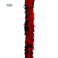 BOA PLUMA 40GR NEGRO/ROJA 1,80MT