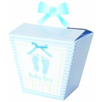 PAQ.24/U CAJA PIE BABY BOY CELESTE
