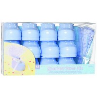 KIT 12/U BOTITA REGALO BAUTIZO AZUL