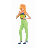 PANTALONES FLUOR VERDE AÑOS 80
