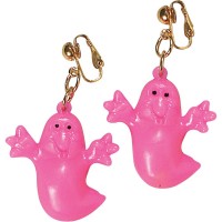 SET COLLAR PENDIETE FANTASMA HALLOWEEN