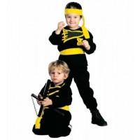 $DDISFRAZ 2A3/3A4AÑOS NINJA AMARILLO