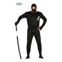 DISFRAZ T-L NINJA NEGRO ADULTO