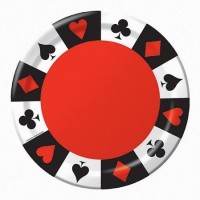 PAQ.8/U PLATO CARTAS POKER CASINO 17,78