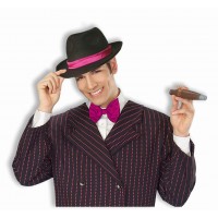 SOMBRERO GANSTER CINTA FUCSIA