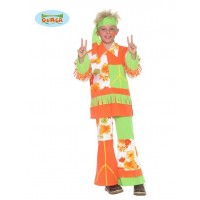 $DDISFRAZ CHICO HIPPIE AÑOS60T-7A10AÑ