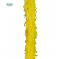    BOA PLUMA 40GR AMARILLA 1,80MT