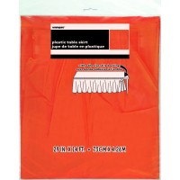   FALDA MESA PLASTIC NARANJA 426X73CM