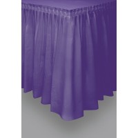   FALDA MESA PLASTI VIOLETA 426X73CM