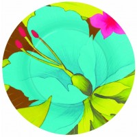 PAQ.8/U PLATO FLOR TIKI 17,8CM
