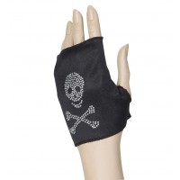 GUANTES MUTONES CALAVERA STRASS