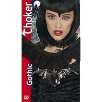 COLLAR GARGANTILLA MURCIELAGO GOTICA