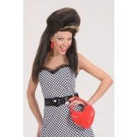   $D BOLSO VINILO FORMA CORAZON ROJO