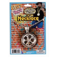 COLLAR HIP HOP RUEDA ESTRELLA STRASS