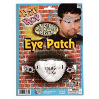   PARCHE OJO CALAVERA PLATA HIP HO