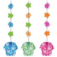 PAQ.3/U TIRA CAMISA FLOR HIBISCUS 17,7CM