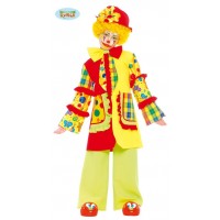$DDISFRAZ 7A9AÑOS PAYASO MULTICOLOR