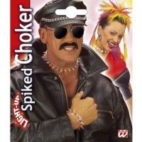 $D COLLAR SADO TACHUELAS C LUZ