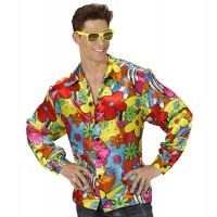 CAMISA ADULTO T-XXL FLOWER POWER