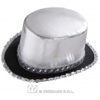   SOMBRERO CHISTERA PLATA LENTEJUELA