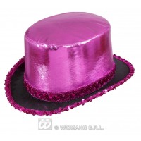 $D SOMBRERO CHISTERA FUCSIA LENTEJUELA