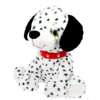 PELUCHE DALMATA COLLAR HUELLA 28CM