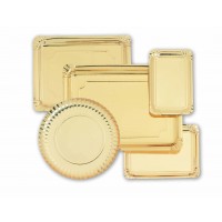   100U BANDEJA CARTON ORO 18X24CM