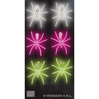$D PENDIENTES ARAÑAS NEON HALLOWE COL.SU