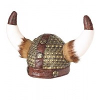 CASCO VIKINGO CON PELO