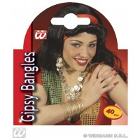   40 PULSERAS METAL ORO ZINGARA