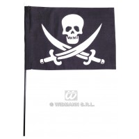 BANDERA PIRATA CON PALO