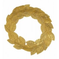   CORONA LAUREL ORO METAL